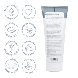 MooGoo Natural Skin Milk Udder Cream 200g - Non-Comedogenic, Lightweight & Calming Lotion for Face, Hands & Body. For Women & Men with Sensitive, Itchy or Damaged Skin.