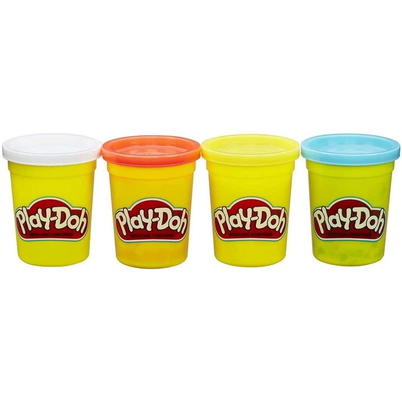New 2015 Play-Doh 4X Tub Pack Classic Colours / Age