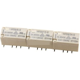 NDZZQBPGO Relay 20PCS/Lot Relays HFD3-5V 12V 24V-S 0.5A125VAC Two Sets of Conversions 8Pin (Size : HFD3-24)