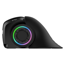 Acteck Mouse Vertical Optimize MI690 Inalambrico 2.4 GHz Optico RGB Recargable Negro