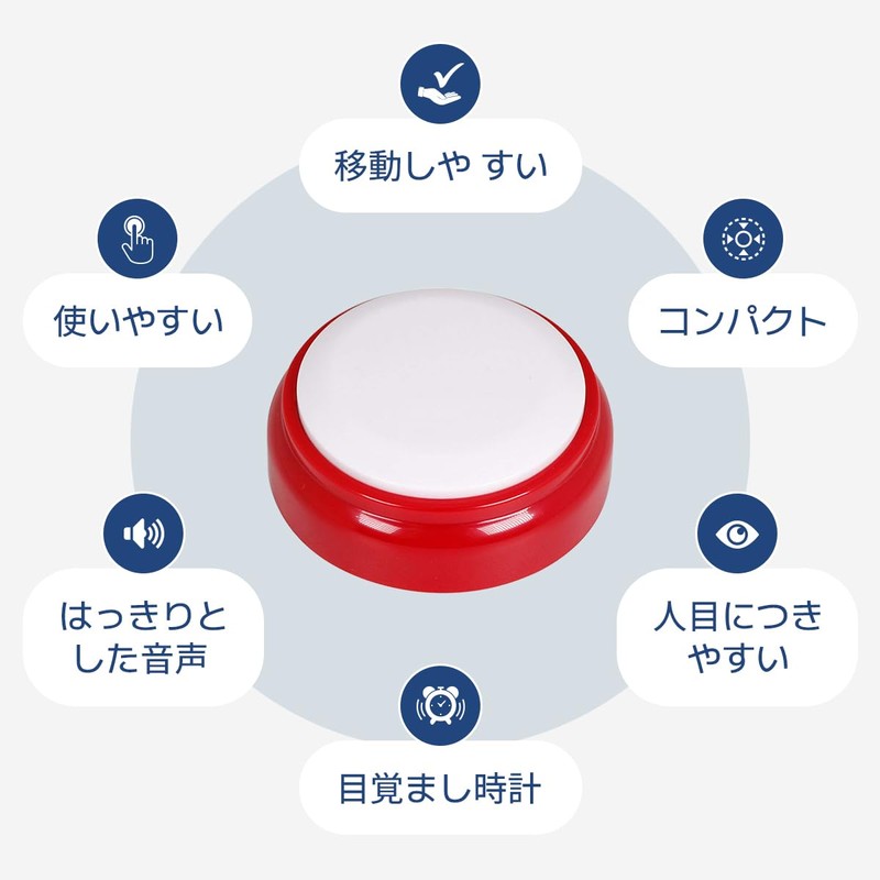 Speaking Clock Japanese Voice - 12/24 Hours - High Visibility