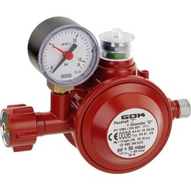 GOK Haushaltsregler / Gasregler für den Einsatz in geschlossenen Räumen, Betriebsdruck:50 mbar
