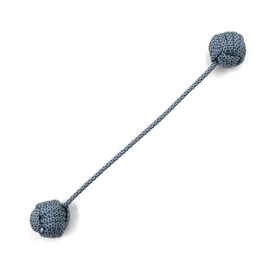 EDC Fidget Hand Toy Parachute Cord Lanyard Bead Pendant Finger Sports Toy Tubbiness Burn (Blue White)