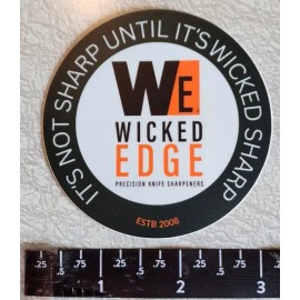 Wicked Edge Knife Sharpeners Knives Vinyl Decal Sticker Shot Show OEM Original