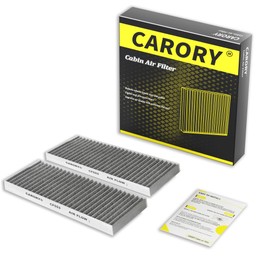 CARORY Cabin Air Filter w/Activated Carbon for Select 2005-2021 Nissan, Suzuki Models - Frontier, NP300, NV1500, NV2500, NV3500, Pathfinder, Pickup, Xterra, Equator, 27274-9CH0A, 27274-EA000, CF10553