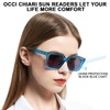 OCCI CHIARI Oversized Reading Sunglasses for Women 1.75 Reader Sunglasses