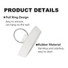 Rubber Sink Plug, Drain Stopper White Fit 48-49mm with Hanging