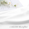 PiccoCasa Microfiber 110GSM Zippered Pillow Case Set of 2 Pillow