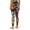 sissycos Women's 80s Artistic Leggings, Colourful Print, Soft, High Waist,