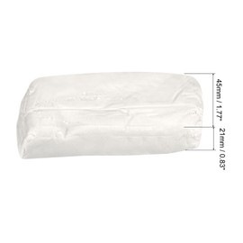 MECCANIXITY Repair Sealing Clay 45 x 21mm Mending Mud Waterproof for Air Conditioning Hole Pipe Connection, White Pack of 2