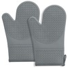 Hovico Silicone Oven Mitts, Heat Resistant 500F Kitchen Mitts 2PCS,