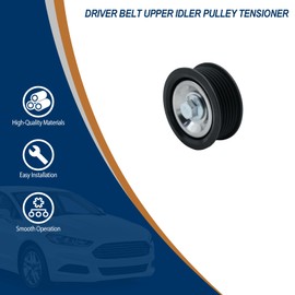 Torquizo Driver Belt Upper Idler Pulley Tensioner for Kia Sportage, Optima, Forte, Sorento, Hyundai Tucson, Sonata, Santa Fe - Belt Idler Pulley Tensioner for Timing Belt & V-Ribbed Applications