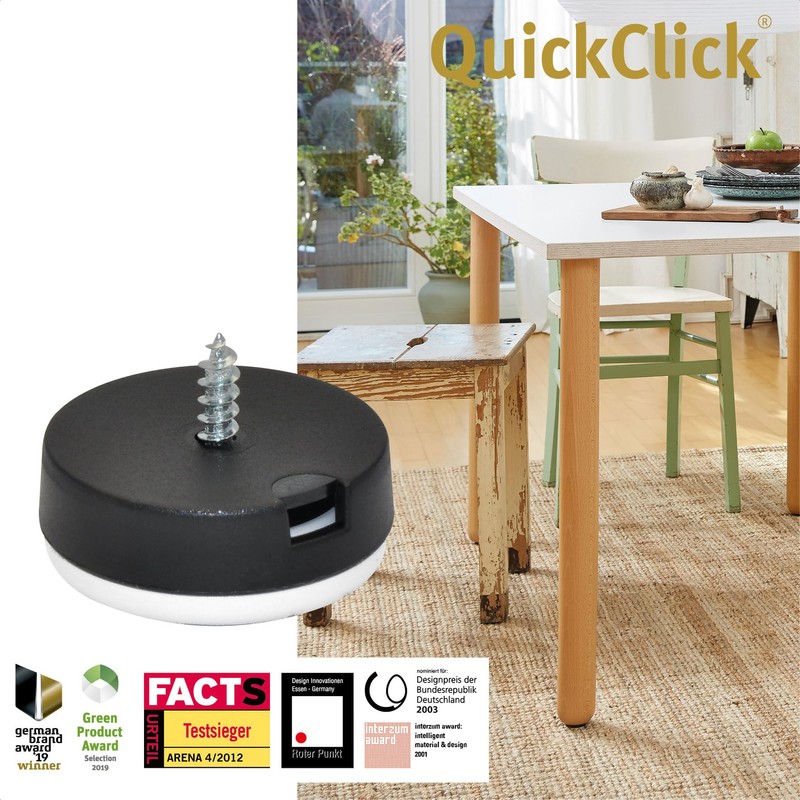 Wagner QuickClick® Chair Glides – Set of 4 for Screwing