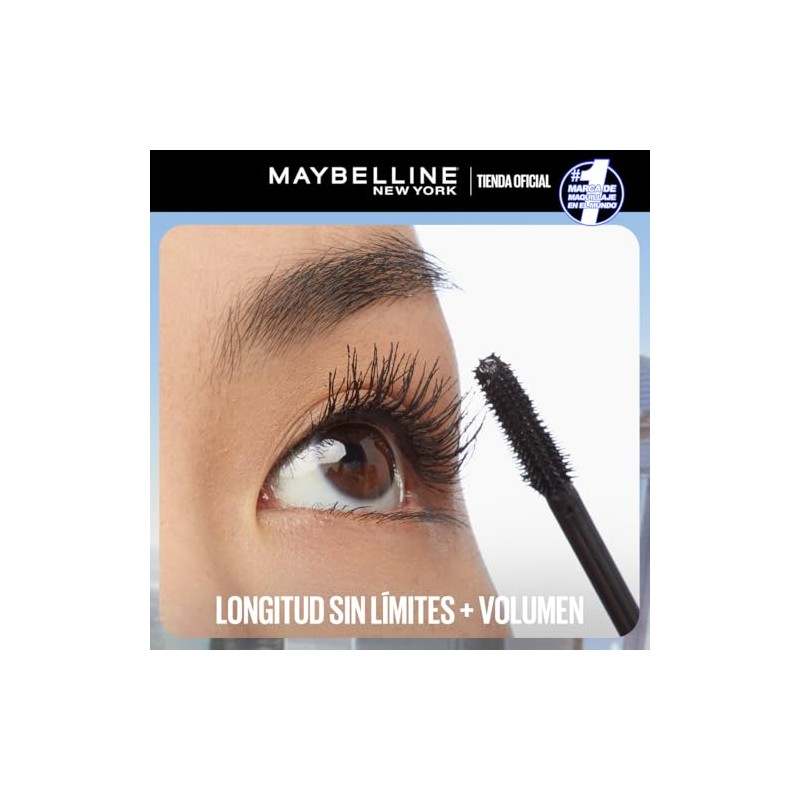 Maybelline Sky High Máscara de Pestañas, Longitud y Volumen 12H,