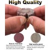 Rocaris 10 Pack Flap Wheel, 120 Grit for Rotary Tools，1/8