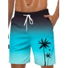 Men's Swim Trunks Hawaiian Bathing Mesh Lining Suit Swimsuits Beach