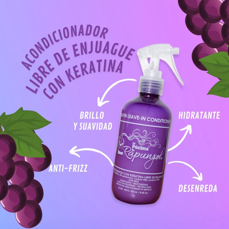 Pócima de Rapunzel. Artesanal y orgánico Kit Shampoo Fortificante Anticaída