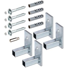 GAH-Alberts 554361 Mounting Set for Attaching Window Grilles in Window Reveals / 1 Unit / Blue-Galvanised