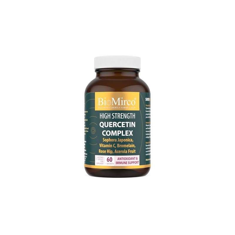 High Strength Quercetin Complex, 60 Premium Capsules, Allergy Support, Powerful