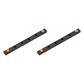 sourcing map 2 Pcs MGN12 150mm Bearing Steel Linear Guide Rail Miniature Linear Sliding Guideway Fit MGN12H Sliding Carriage Block in DIY 3D Printers and CNC Machine