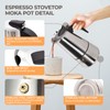 12 Cup 600ml Moka Pot Stainless Steel Espresso Coffee Maker