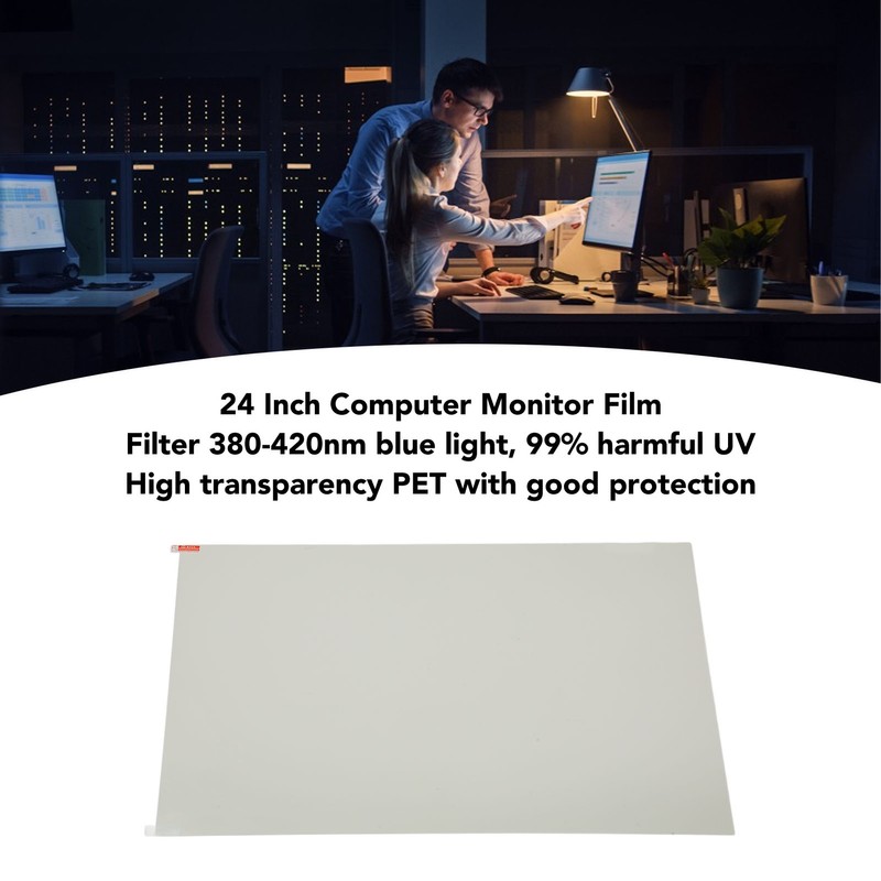 24 Inch Screen Protector 16:10 Blue Light UV Blocking Computer