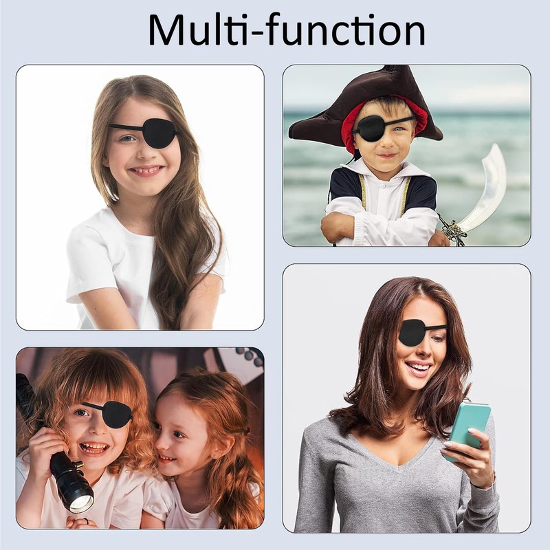 Siliget 2 PCS Eye Patches for Adults, Single Eye Mask