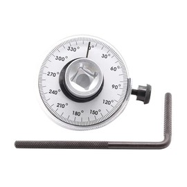 Shiwaki Torque Angle Gauge,Adjustable 1/2" Drive Torque Meter Wrench Set,Professional Measure Tool