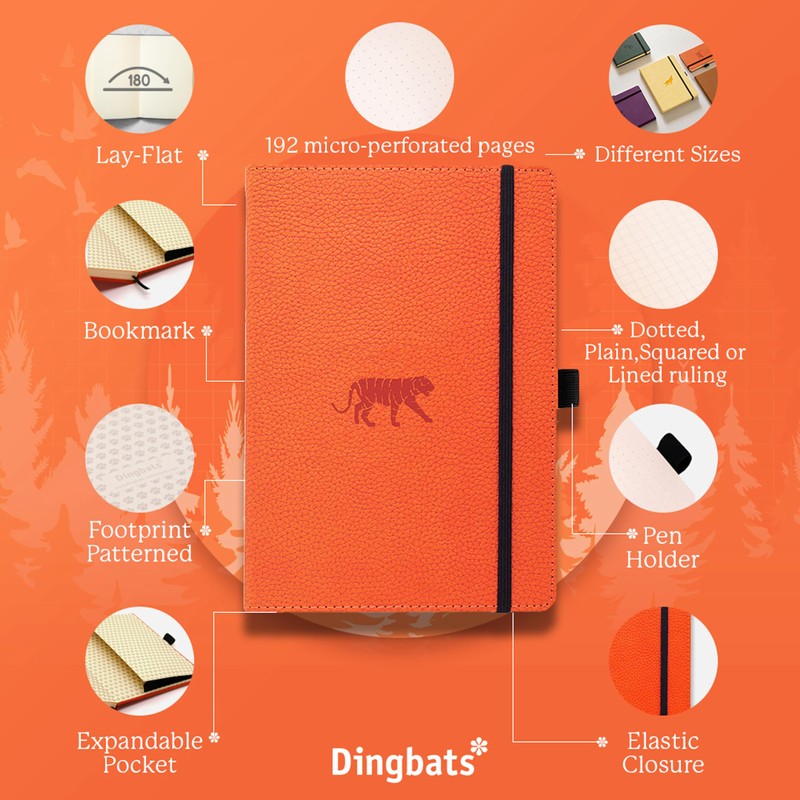 Dingbats* - Animal World Notebook A4 Dotted - Hard Cover