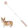 Dog Teaser Stick Extendable Interactive Silicone Handle Puppy Flirt Pole