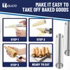 Tuauoe Cream Horn Molds for Baking, 35pcs Cannoli Tubes Molds,