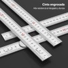 Escuadra para Carpintero de 90 grados,Base de Aluminio,30cm,Escuadra Herrero de