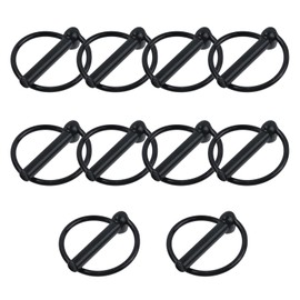 Oedema 10 Pcs 5/16 Inch Lynch Pin Assortment Kit Heavy Duty Lynch Pin with Ring Locking Pin Clips Hardware for Farm Tractors Trailers Trucks Lawn Mowers