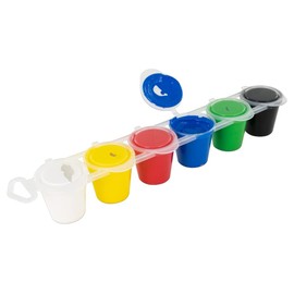 Stylex 28959 Textile Paint 6 Plastic Cups 40 ml Permanent