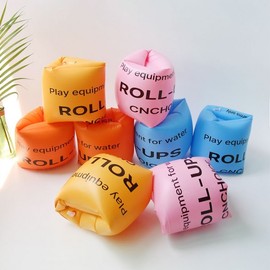 Adult 2-Pack Arm Tubes & Arm Rings (4 Types) for Water Play - Beach & Pool Essential Arm Ring - Pink 3ea