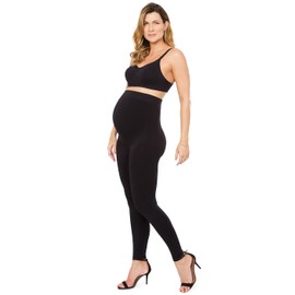 pliē PLIE Pregnancy Leggings for Women, Improves Posture Support and Gives Lumbar Support, Comfortable Stretch Fabric, Seamless Black