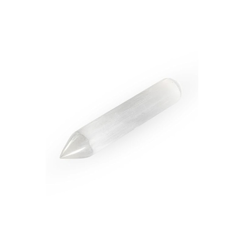 NKlaus Natural Selenite Massage Stick 15 cm Gemstone Massage Handle
