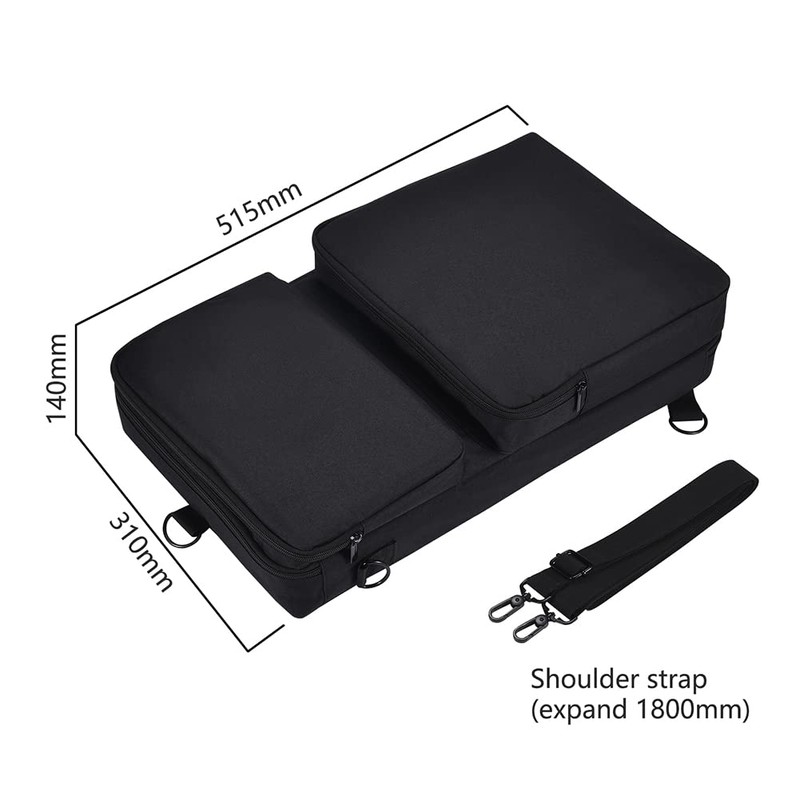 AZURAOKEY DJ Controller Case Compatible with for Pioneer DDJ-400 DDJ-FLX4,