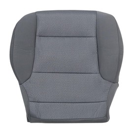 Priprilod Dark Ash Gray Cloth Driver or Passenger Side Bottom Replacement Seat Cover Compatible with Chevy Silverado LS Z71 LT 2015 2016 2017