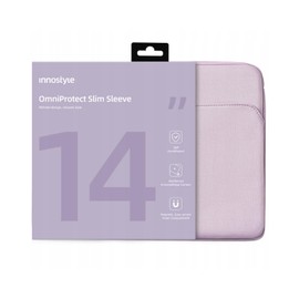 INNOSTYLE Laptop Bag 13 14 Inch Waterproof Lightweight Durable OmniProtect Slim Purple Compatible with MacBook Pro/Air, HP ProBook, Dell Inspiron, Yoga, ASUS, Ideal for Work and Travel
