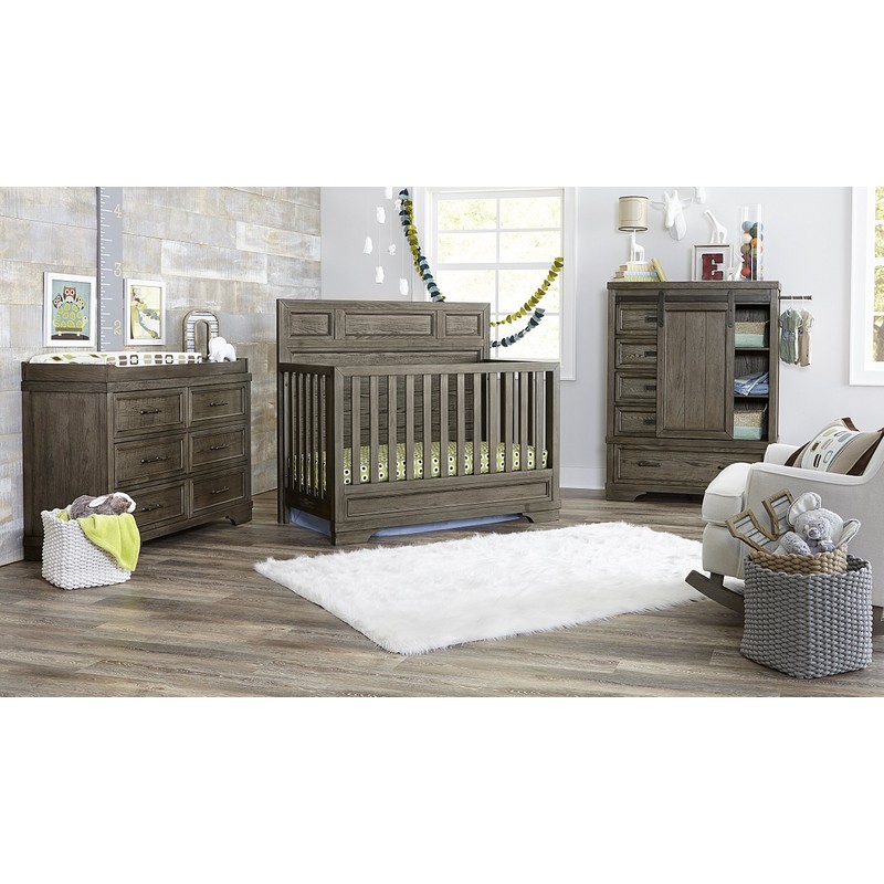 Westwood Design Foundry Full Bed Rails, Brushed Pewter