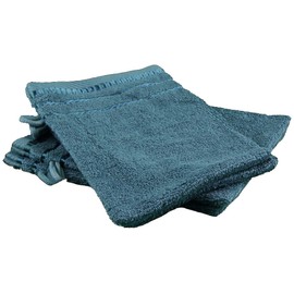 Gözze - Bath/Shower Glove/Mitt, Set of 4, Berlin, 100% Cotton, 17 x 24 cm - Petrol