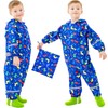 Domueay Kids Puddle Suit Boys Waterproof All in One Rain