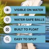 HydroStar Floating Golf Balls – 12-Pack, Lightweight Golf Balls for