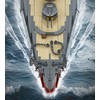 FULHOLPE Queen Elizabeth Class Battleship Building Blocks Set, MOC Military