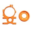 Topyond Aluminum Engine Mounts, Orange Aluminum RC Car Engine Mount