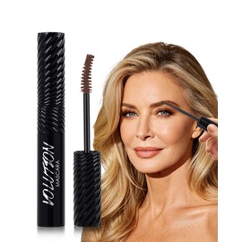 Brown Mascara for Eyelashes,Volumizing Tube Mascara for Older Women 60 Plus