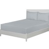 Light Grey Super King Microfibre Fitted Sheet Deep Pocket 12