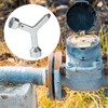 MKF2 Meter Curb Box Key, Triangular Curb Box Wrench Water