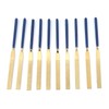 Pack of 10 high wear-resistant diamond flat diamond files, blue